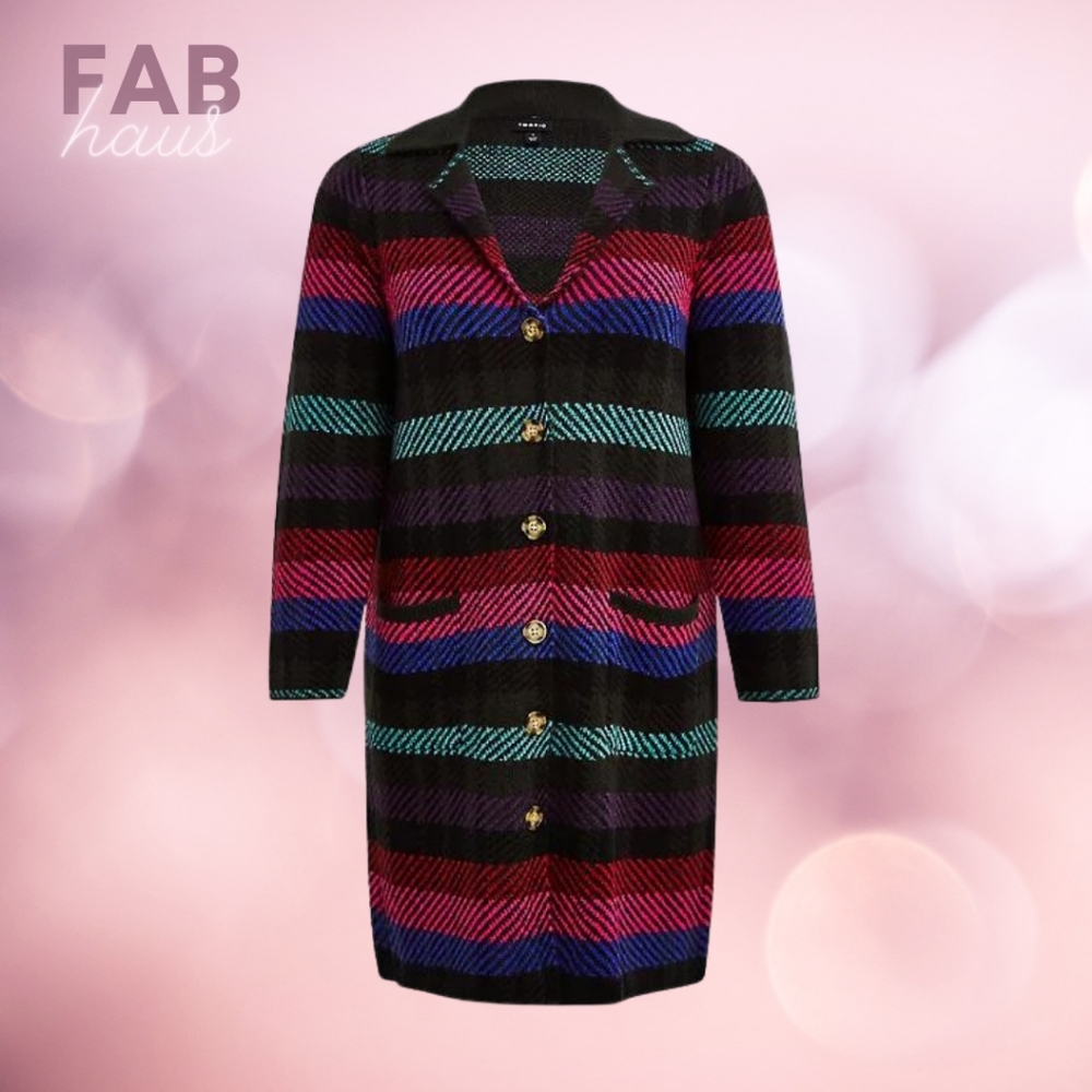 Torrid | Collared Cardigan Sweater - Picture 2 of 5